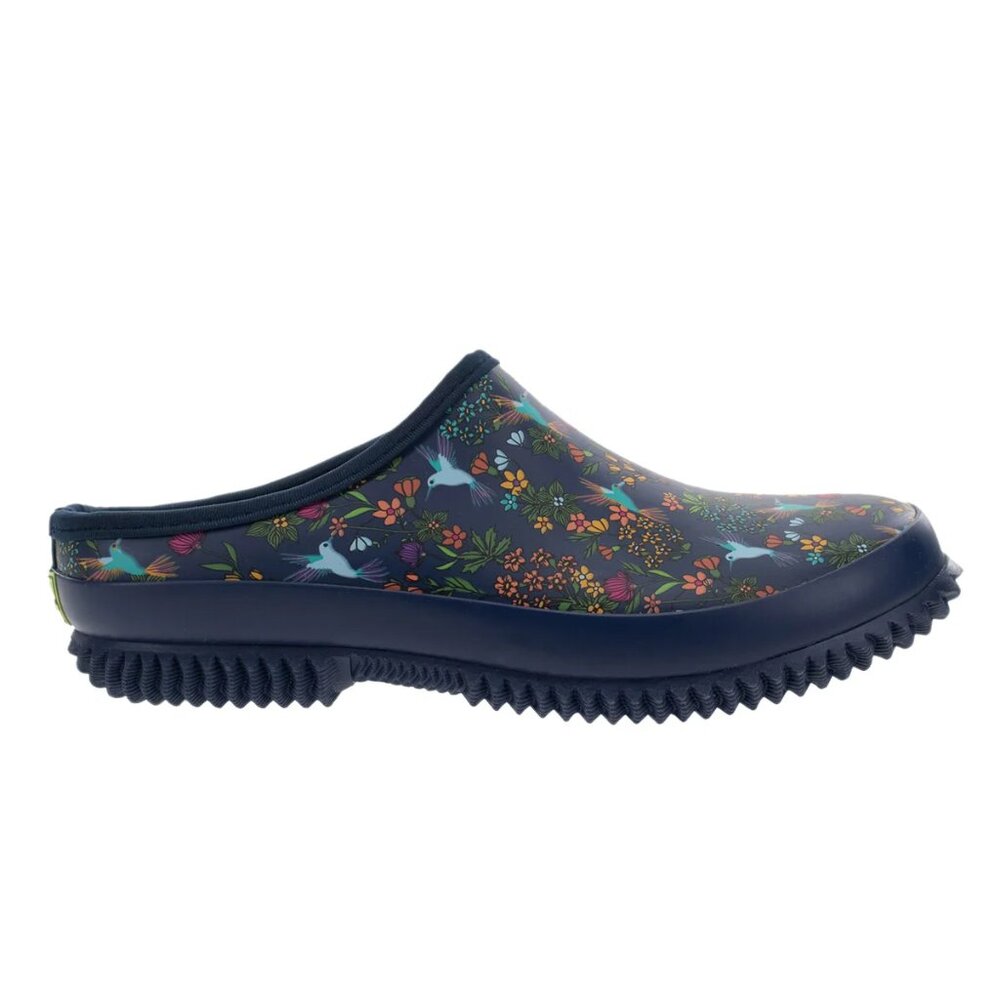 Western Chief Women's Garden Clogs, Navy Hummingbird - Picture 3 of 5
